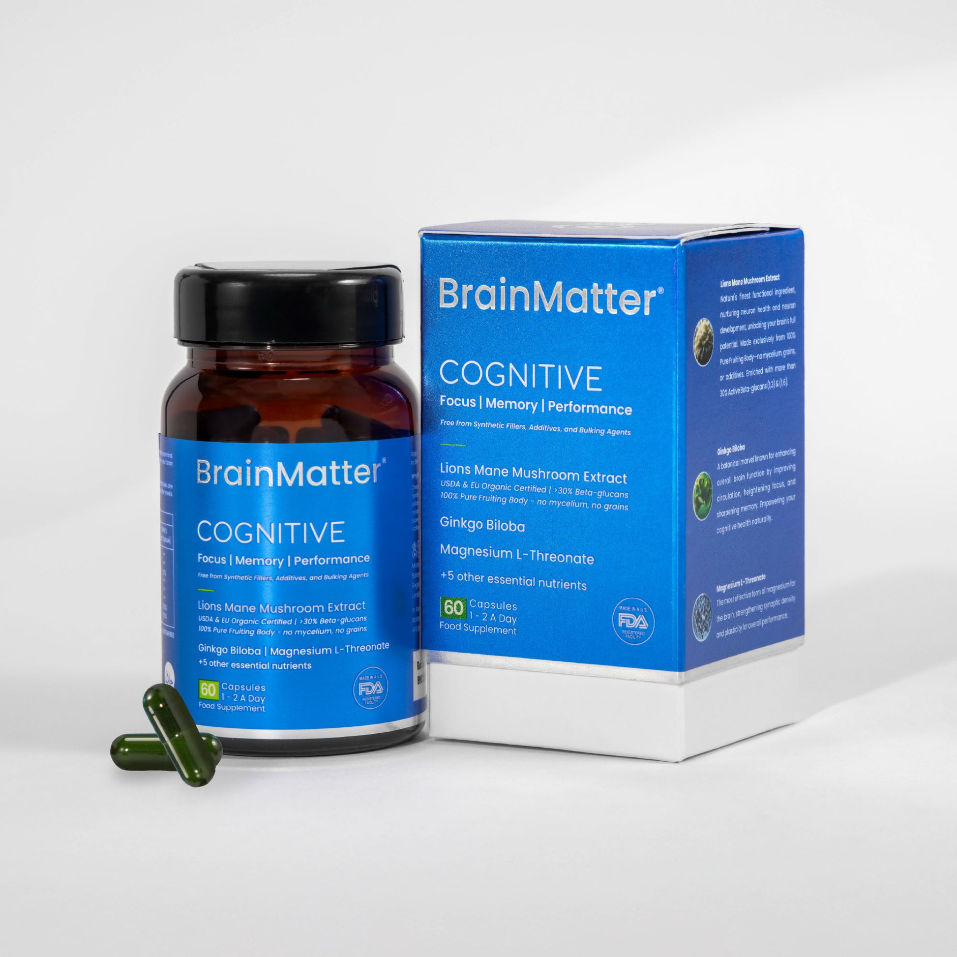 BrainMatter Cognitive by Balance8 Wellness for improved focus, sharper memory, and sustained mental performance.